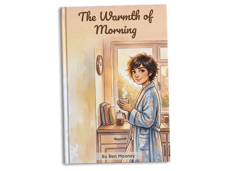 The Warmth of Morning, personalised book cover